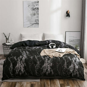 Nordic Modern Marble Duvet Cover and Bedding Set