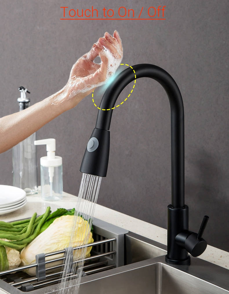 BORONNE Smart Sensor Kitchen Faucets