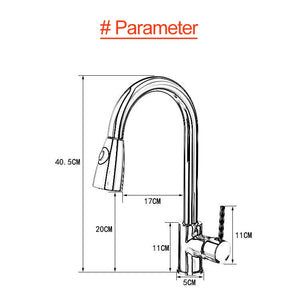 BORONNE Smart Sensor Kitchen Faucets