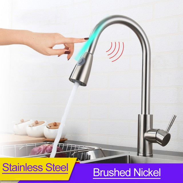 BORONNE Smart Sensor Kitchen Faucets