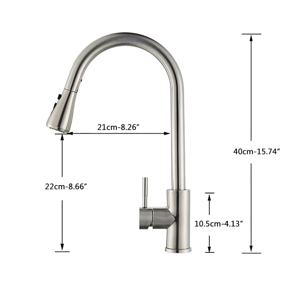 FANELLO Pull Out Kitchen Faucet