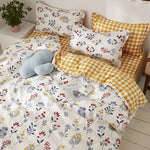 Nordic Flowers Duvet Cover and Bedding Set