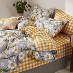 Nordic Flowers Duvet Cover and Bedding Set